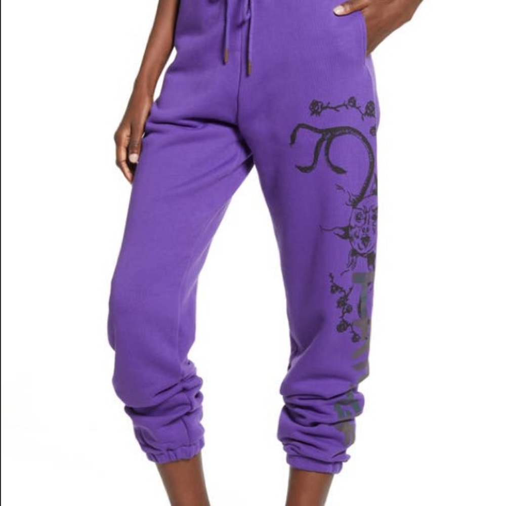 I.AM.GIA Purple Astrea Sweatpants, size S